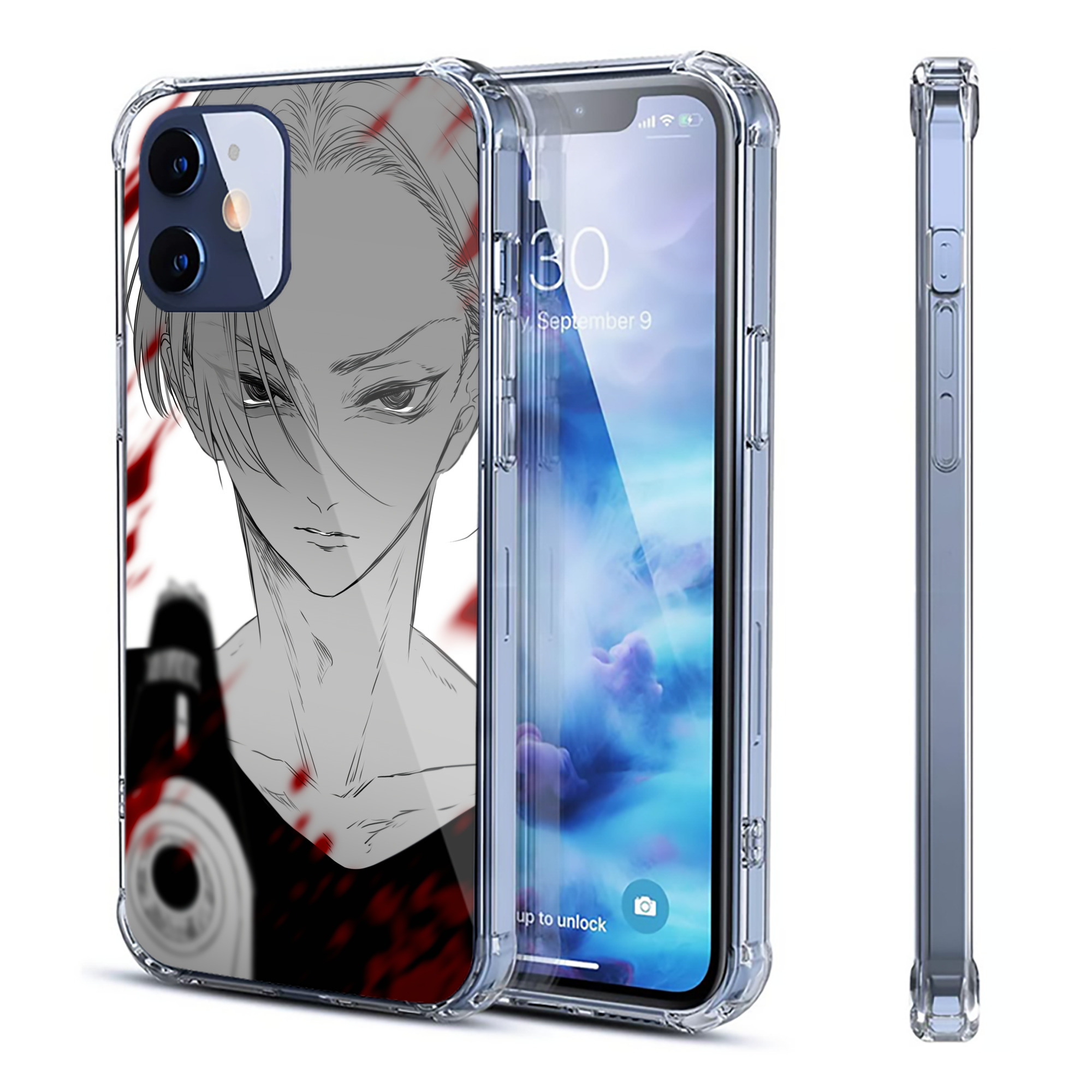 （画像用） 東京リベンジャーズ Tokyo Revengers 【iPhone 12シリーズ対応】透明スマホケース（クリアソフトケース）